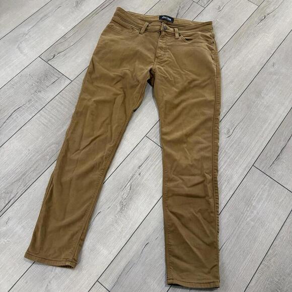 DU/ER N2X Slim Fit Stretch Pants 32x30 Brown Casual Travel Chinos Performance - Picture 4 of 10